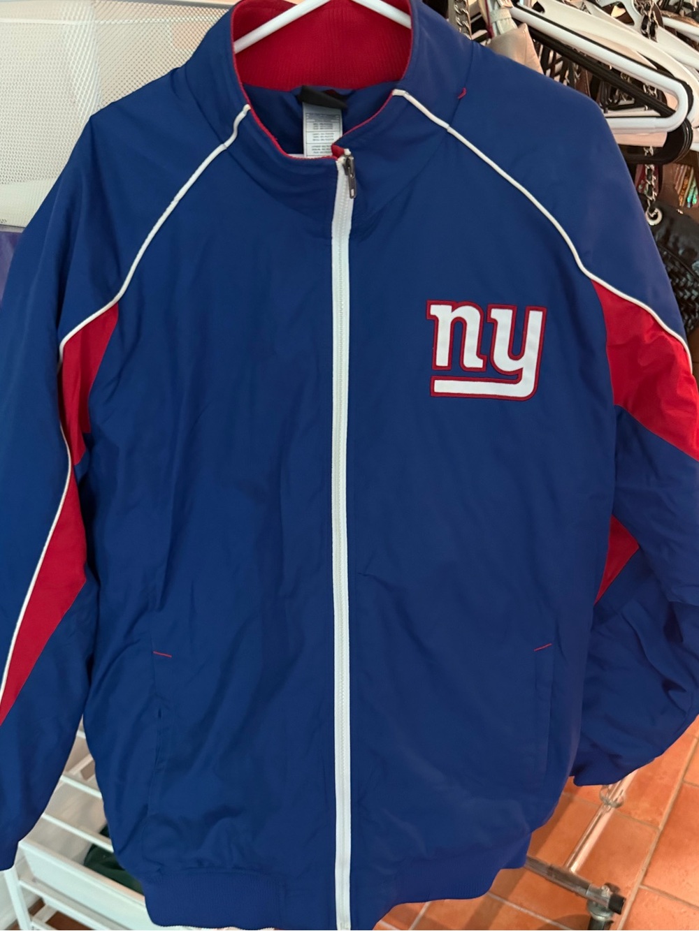 New York Giants Reebok Puffer Jacket